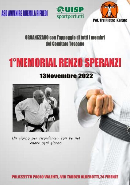 Scopri di più sull'articolo 1* Memorial Renzo Speranzi, 13-11-2022