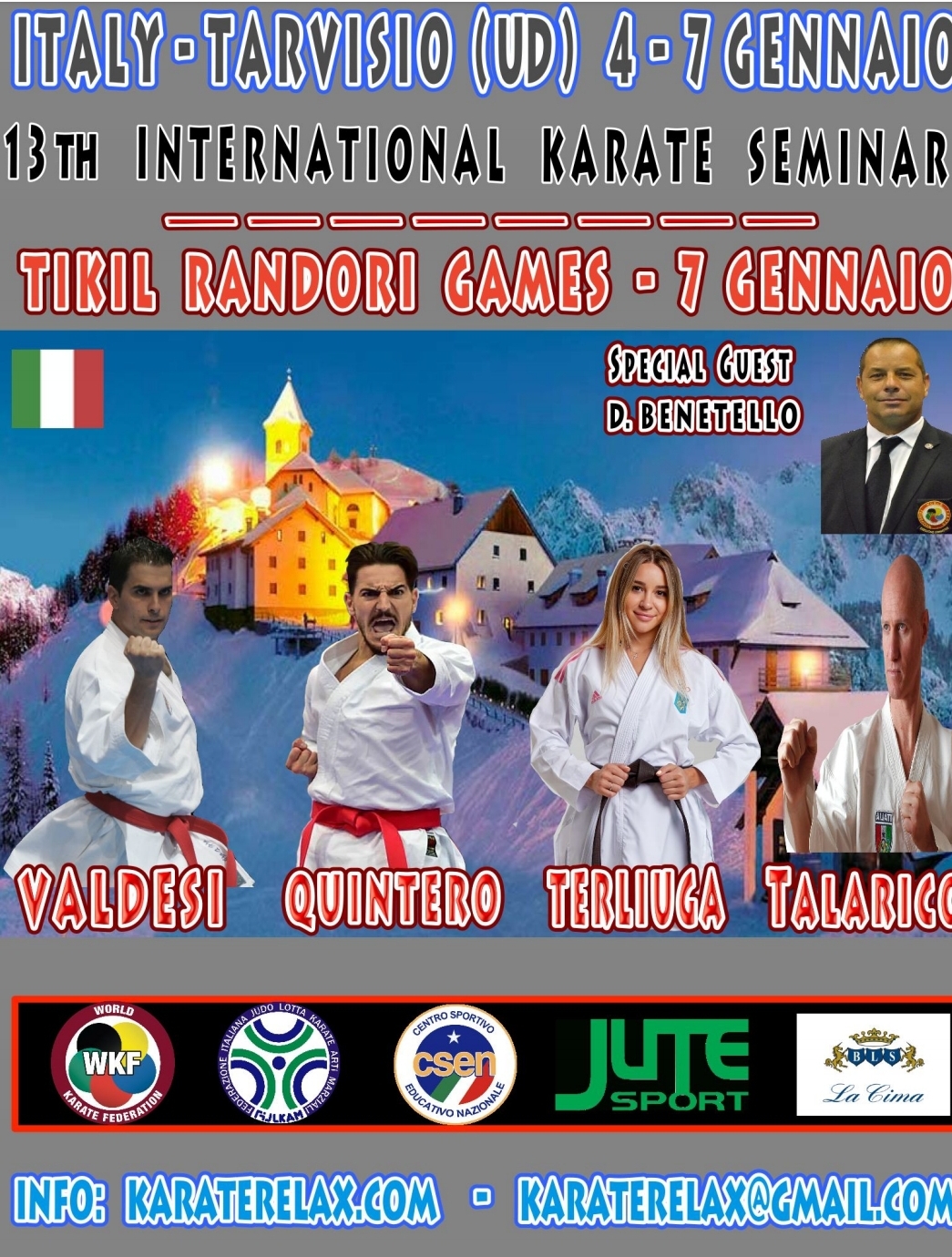 Scopri di più sull'articolo 12th International Karate Seminar, Tarvisio 2024